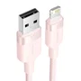 Vention LANBH Cable USB Lightning Macho a Lightning Macho 480Mbps 1m Rosa